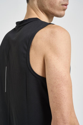 Canotta uomo sportiva nera - 5