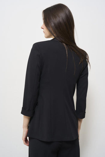 Giacca donna doppiopetto nera - 4