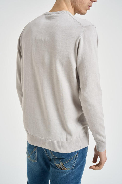 Maglia uomo girocollo grigia - 2
