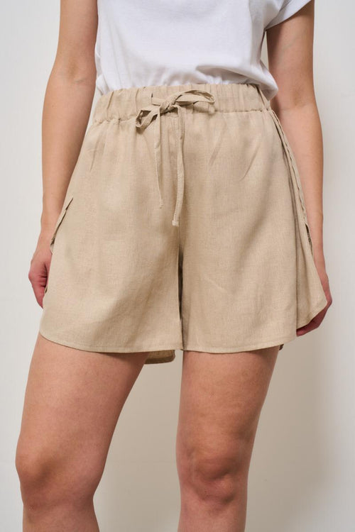 Bermuda donna beige - 2