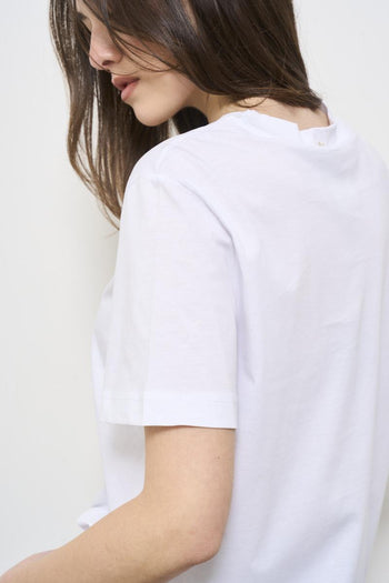 White women's crew neck t-shirt - 6