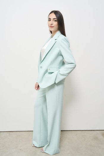 Completo abito donna verde acqua - 5