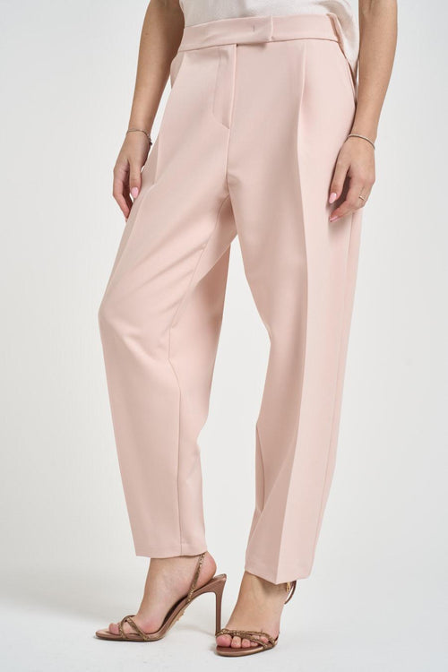 Pantalone donna barrel cipria - 2