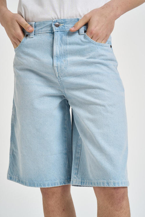 Bermuda uomo in denim chiaro