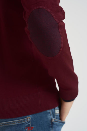 Maglia uomo girocollo bordeaux - 5