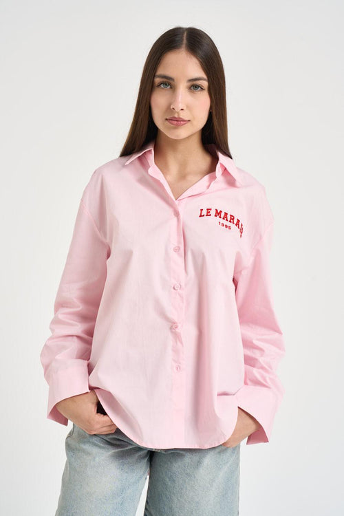 Set camicia e top donna rosa
