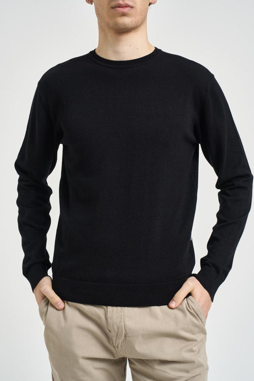 Maglia uomo girocollo nera