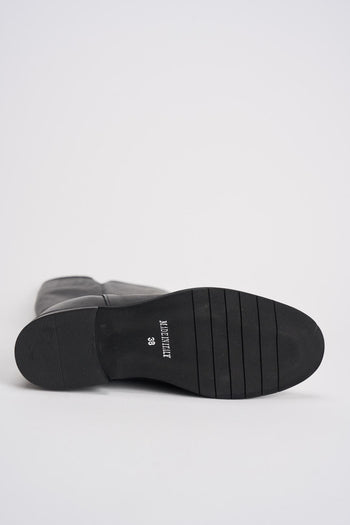 Stivale in pelle nero - 7