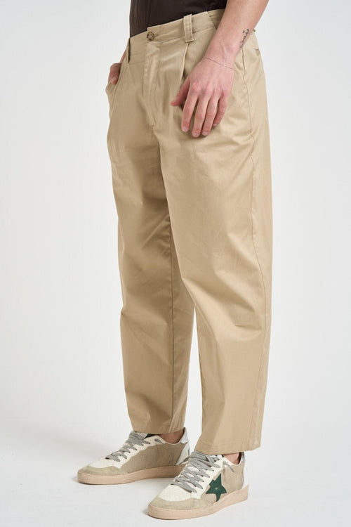 Pantalone uomo regular beige - 2
