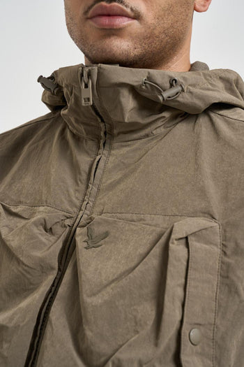Giubbotto uomo verde militare - 4