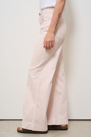 Jeans donna in denim rosa - 3