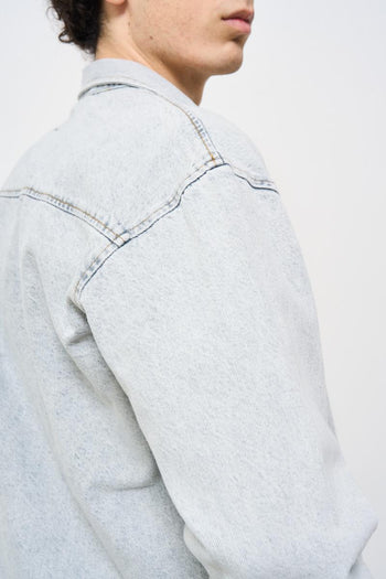 Giacca donna in denim grigio - 6