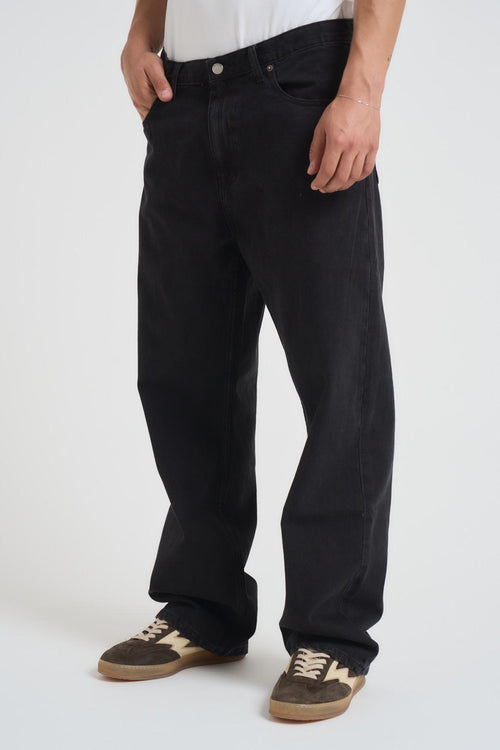 Jeans uomo Omar in denim nero - 2