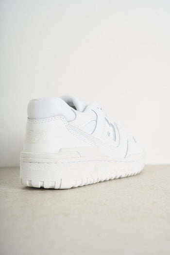 White women's sneakers with logo - 8