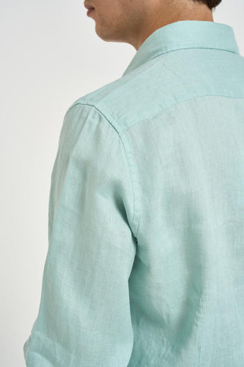 Camicia uomo in lino tiffany - 5