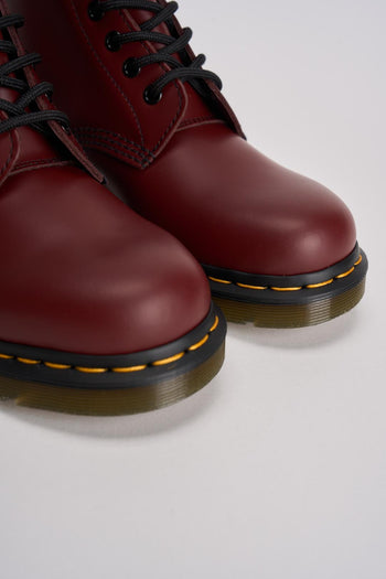 Stivale stringato donna 1460 bordeaux - 7