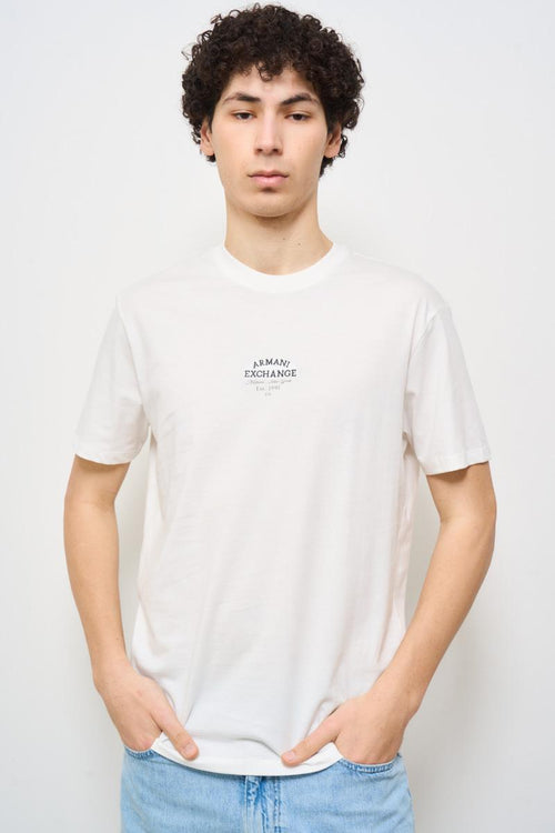 T-shirt uomo girocollo bianca