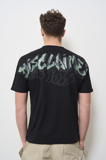T-shirt uomo girocollo nera - 3