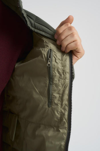 Piumino uomo trapuntato verde - 6