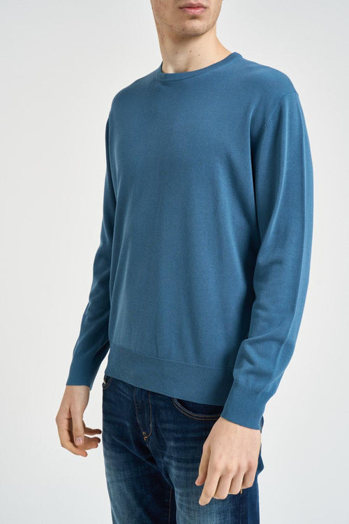 Maglia uomo girocollo azzurro - 2