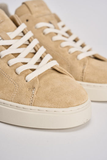 Sneakers uomo Levante in camoscio beige - 4