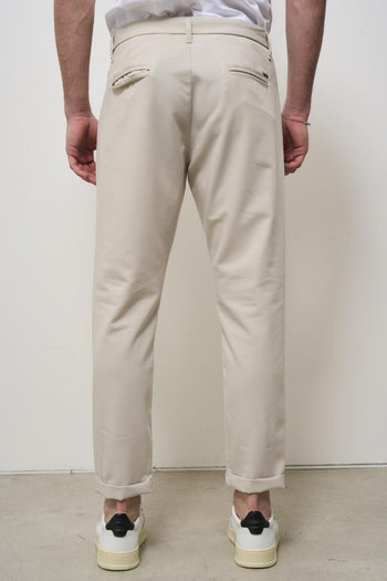 Pantalone uomo panna - 4