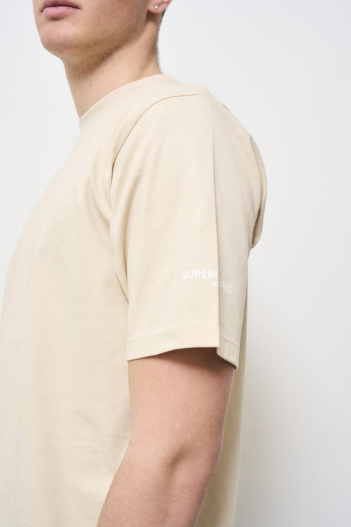 T-shirt uomo panna - 2