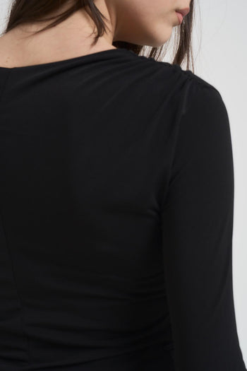 Abito donna mini nero - 5