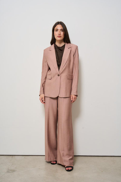 Abito donna goffrato rosa - 1
