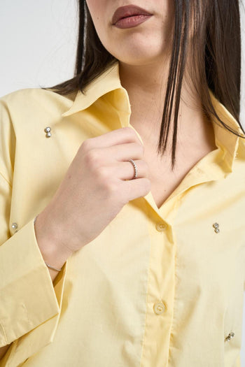 Completo donna con strass giallo - 3