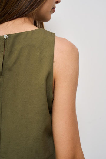 Completo abito donna verde militare - 5