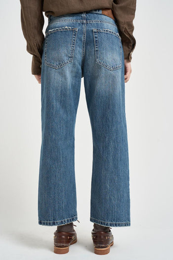Jeans donna Frida in denim blu - 4