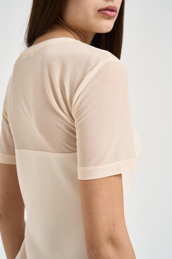 Abito donna midi panna - 6