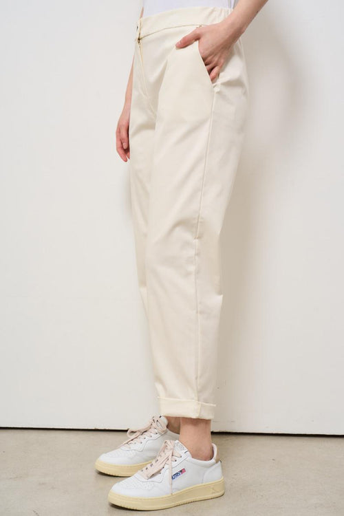 Pantalone donna regular panna - 2