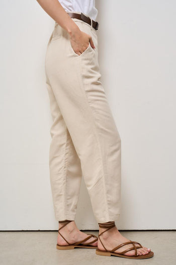 Pantalone donna regular burro - 5