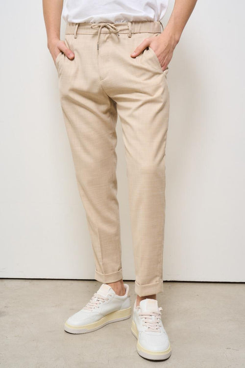 Pantalone uomo regular beige - 2