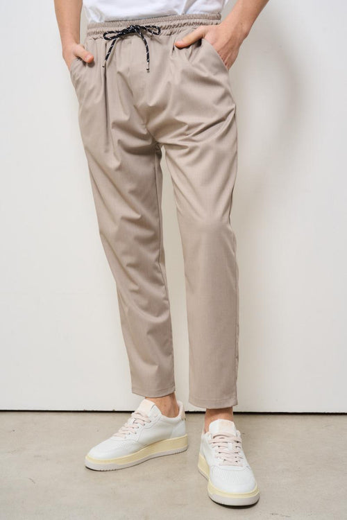Pantalone uomo regular beige - 2
