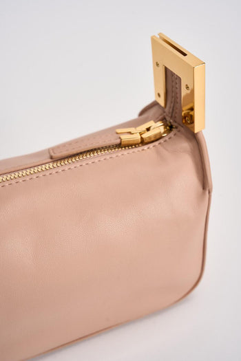 Borsa donna hobo piccola rosa - 6