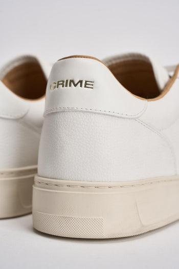 Sneakers uomo in pelle bianche - 7