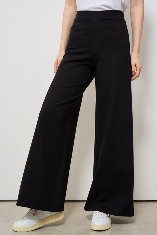 Pantalone donna a palazzo nero - 2