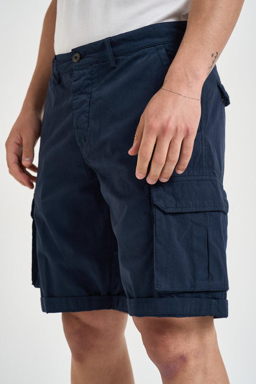 Bermuda cargo uomo blu navy - 2