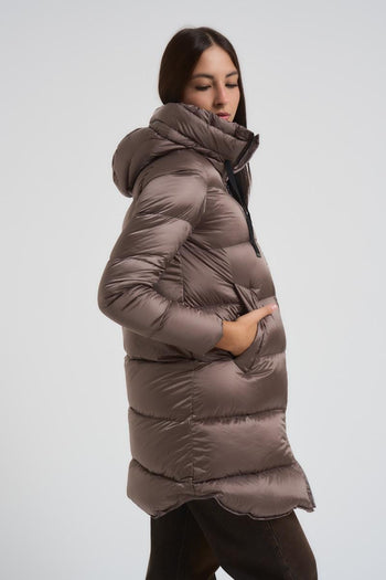 Piumino Geneva Jacket donna marrone - 4