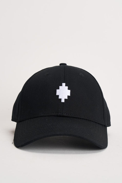 Cappello uomo con logo nero