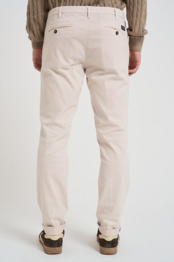 Pantalone uomo slim fit panna - 3