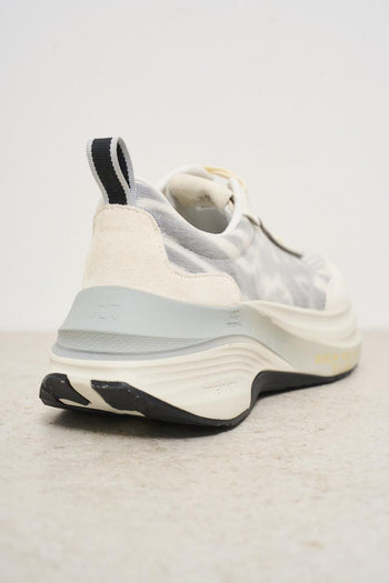 Sneakers donna bianche e grigie - 7