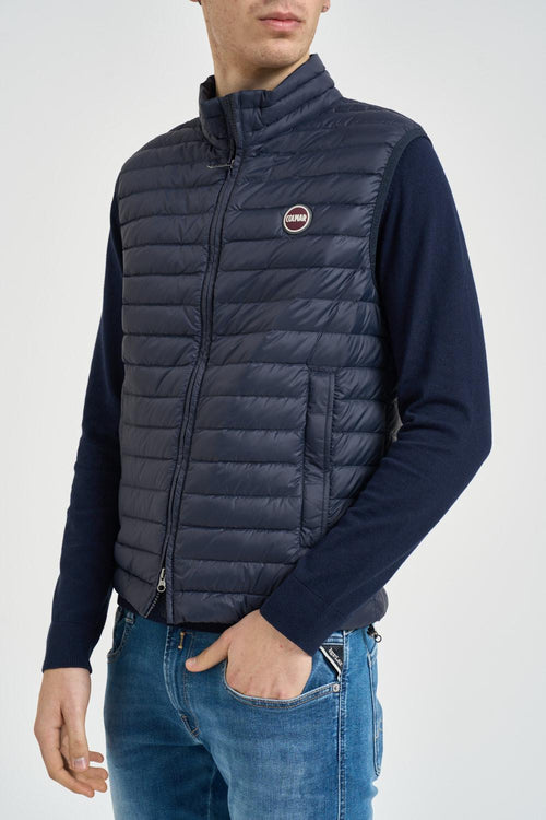 Gilet uomo piumino trapuntato blu - 2