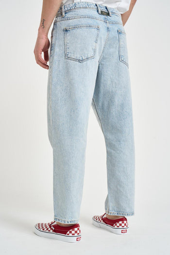 Jeans uomo regular in denim chiaro - 3