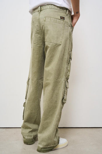 Pantalone uomo cargo verde - 5