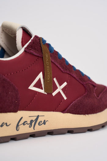 Sneakers uomo bordeaux e bianche - 7