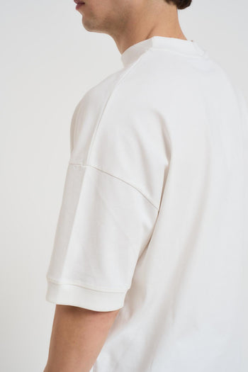 T-shirt uomo girocollo bianca - 4